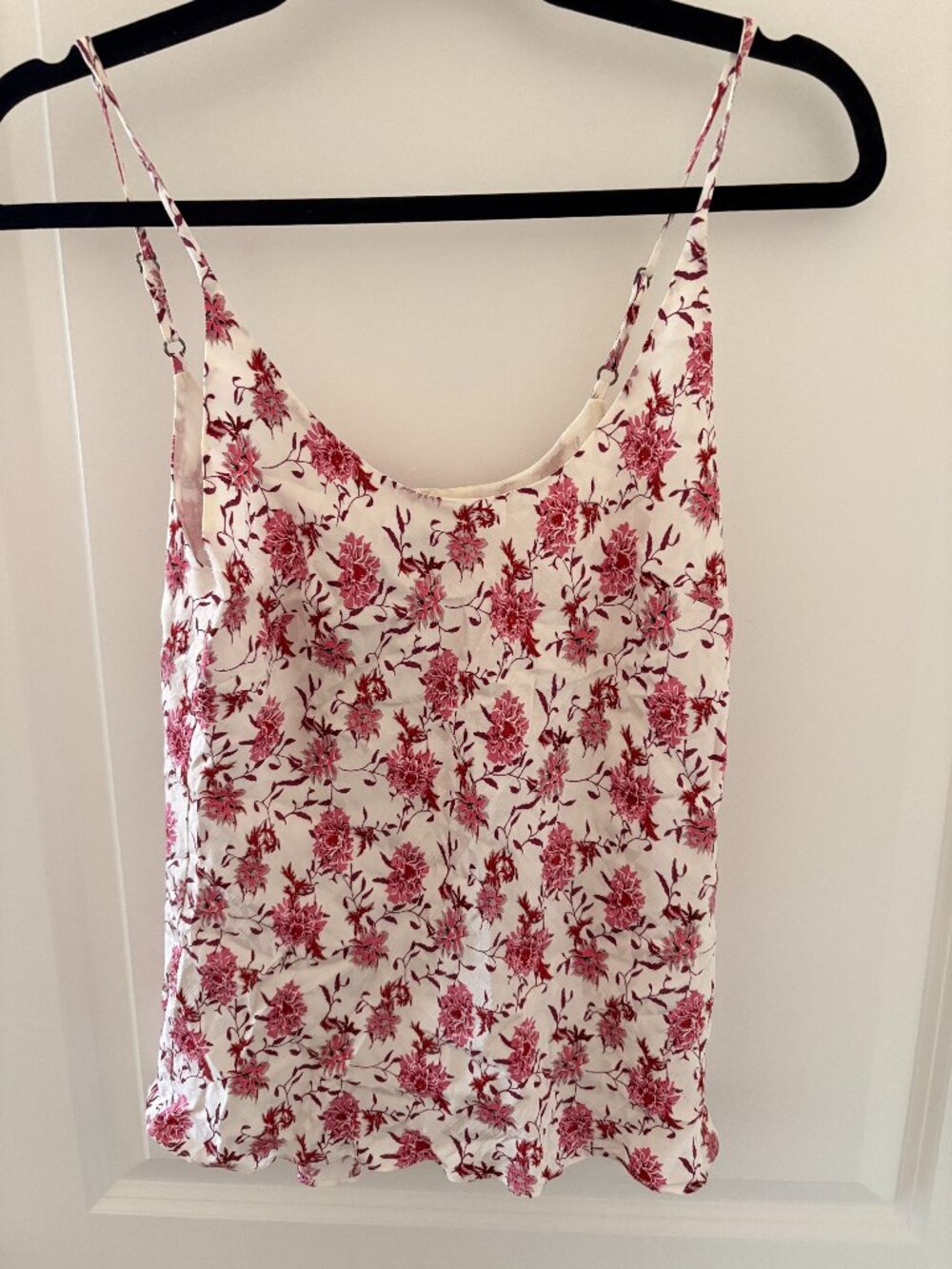 Rag & Bone Eva Floral Camisole Pink White Size 2